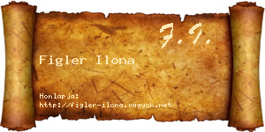 Figler Ilona névjegykártya